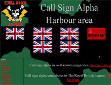 Tablet Screenshot of callsignalpha.co.uk